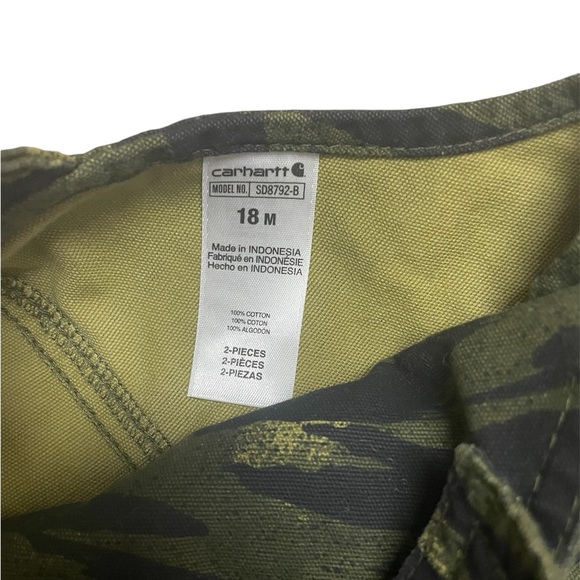 CARHARTT Toddler Camo Overalls - EUC - Picture 3 of 3